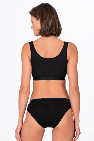 Kadın Modal Külot Siyah Kompedan K23924 Siyah