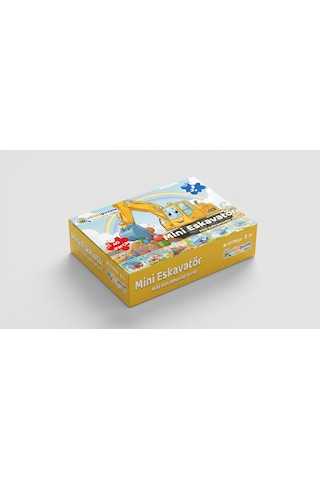 Mini Ekovator Puzzle 0-3 Yaş - Eşleştirme Etkileşimi