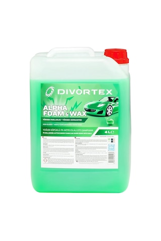 Divortex Alpha Foam Ph Nötr Cilalı Oto Şampuanı 4 Lt.