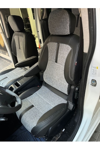 Citroen Berlingo Oto Koltuk Kılıfı 2009 2017 Arası Uyumlu Arka Sırt Arka Oturma 3 Parça