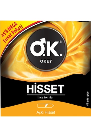 Okey Hisset Prezervatif 45'li