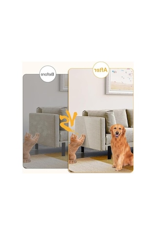 3 M X 30 Cm Kendinden Yapışkanlı Şeffaf Kedi Bandı İle Çizilmeye Karşı Koruma 6395751