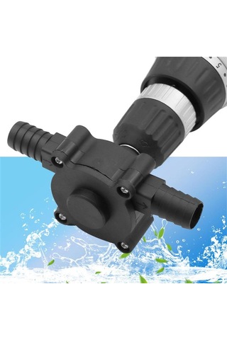 Yaozixia Taşınabilir Elektrikli Matkap Tahrik Pompası Yağ Su Sıvı Kendiliğinden Emişli Transfer Pompası