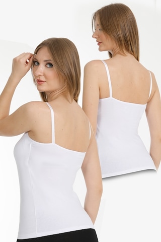 2li Hamile Emzirme Atleti Beyaz-beyaz Beyaz - Beyaz