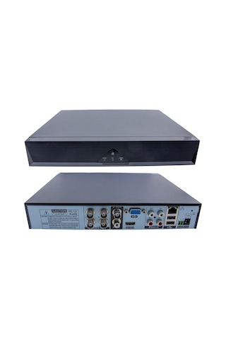 Technozi 4 Kanal 5 Mp Kamera Kayıt Cihazı Ahd Dvr 1080p H265+ Plus 5 İn 1 Hibrit Xmeye
