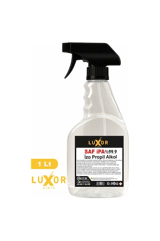 Luxor Kimya Spreyli 1 Lt Saf İpa %99.9 İzopropil Alkol Luxor Kimya Spreyli 1 Lt Saf İpa %99.9 İzopropil Alkol