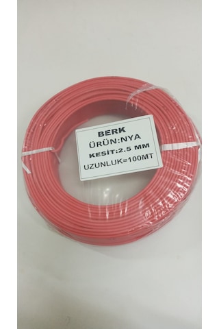 2.5 Mm Nya Kırmızı Tam Kesit Cca Kablo