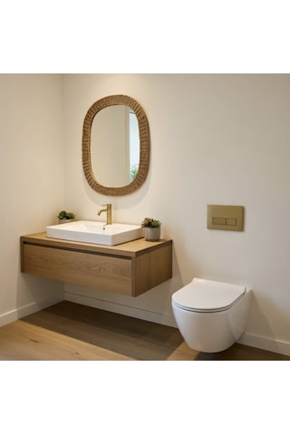 Ideal Standard - Plain Tezgah Üstü Lavabo Dolap Uyumlu 90x45 Cm Beyaz - 2587-