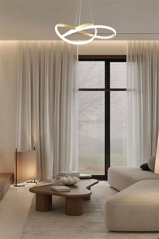 Ey Shop Eskitme Karçiçeği Model 3 Renk Led Kumandalı Avize Eskitme Gold