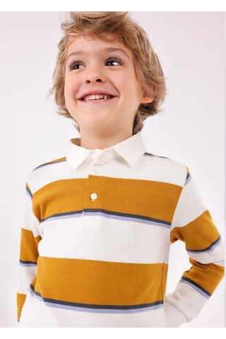 Erkek Çocuk Uzun Kol Tişört-kahverengi Kahverengi