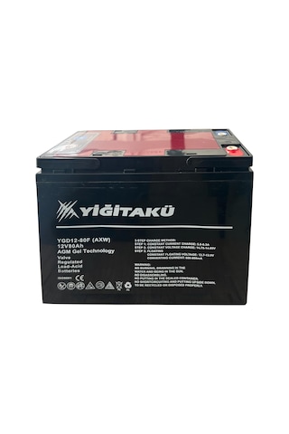 Yiğit Akü 12v 80ah Jel Elektrikli Bisiklet Aküsü 5'li Set