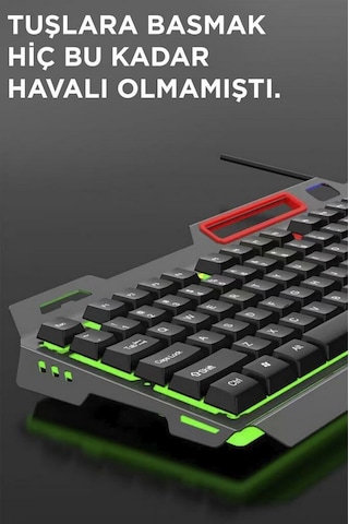 Torima TMK-06 Gaming RGB Işıklı Kablolu Q Klavye Mouse Set