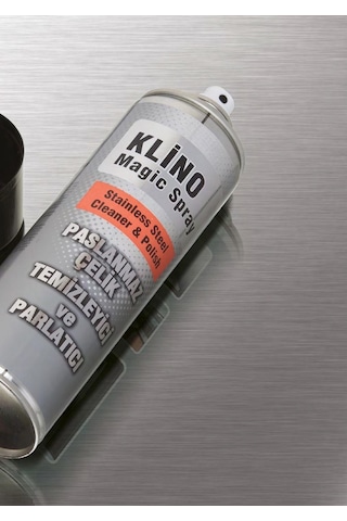 Klino Magic İnox Paslanmaz Çelik Metal Krom Nikel Çok Amaçlı Yüzey Temizleyici 500 ML