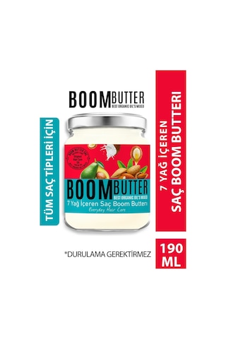Boom Butter 7 Yağ İçeren Besleyici Ve Nemlendirici Saç Bakım Yağı 190 ML