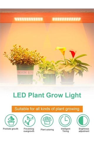 Ulzyvf Usb Bitki Büyütme Lambası - 5v Tam Spektrum Led Panel 1/2/3/4 Başlık Gösterildiği Gibi