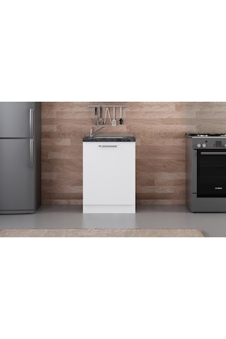 Minar 60 Cm Mutfak Dolabı Beyaz 60-B1-Alt Modül Beyaz