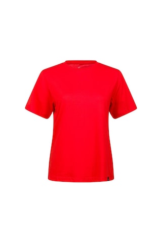 2as Alexa Kadın Bisiklet Yaka T-shırt Kırmızı