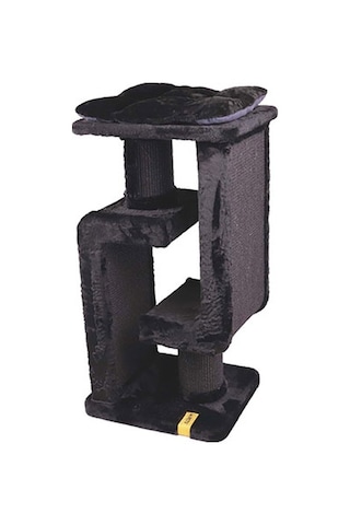 M-pets Panther Premium Duo Tırmalama Tahtalı Kedi Ağacı Siyah 48x40x98 Cm 244-54037.01
