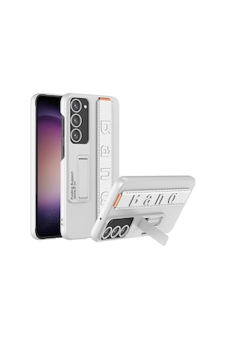Samsung Galaxy S23 Plus Uyumlu Kılıf Case, Standlı El Tutacaklı Kapak Stand With Hand Holder Cover