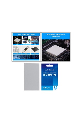 Suntek Silikon Termal Ped 12.8 W/mk Isı Direnci Pc Için 2.0mm