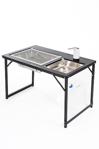 Temoutdoor Smart Table M Akıllı Kamp Masası Siyah