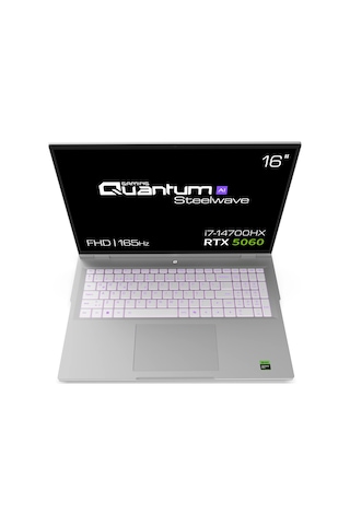 Quantum Gaming Steelwave 16 D i7-14700HX 16 GB 512 GB NVMe SSD 8 GB RTX5060 16" Free Dos Dizüstü Bilgisayar