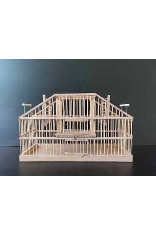 Çotanaklar Kafes Otomatik Kapanca Ahşap 2'li