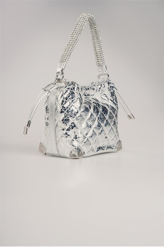 Ççs Kadın Kol Çantası C.ccs17799 GÜmüş