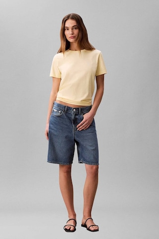 Calvin Klein Kadın Tişört-lv047b224g Yellow