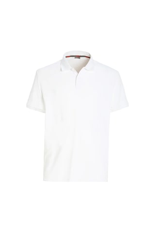 Slam Slam Tech Pique Polo Erkek Beyaz Tişört W02 Beyaz