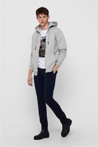 Only & Sons Onsceres Fermuarlı Hoodie Sweatshirt - 22018684 001