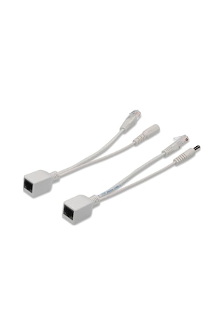 Ip Kamera Kablosu Poe Kablo 1 Set 2 Parça Ip Kameralar Için