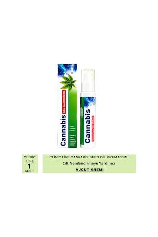Clinic Life Cannabis Seed Oil Krem 100ml 1 Adet