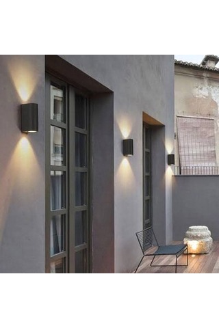 Aplik Ampüller Dahil 2 Adet Phılıps 4,7w 50w Gu 10 Led 6500 K Siyah