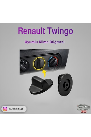 Renault Twingo Uyumlu Klima Düğmesi