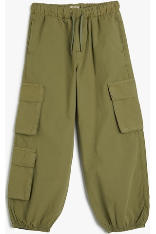Koton Jogger Kargo Pantolon Pamuklu Beli Bağlamalı Cepli Khakı 4skb40085tw 4SKB40085TW879 Haki