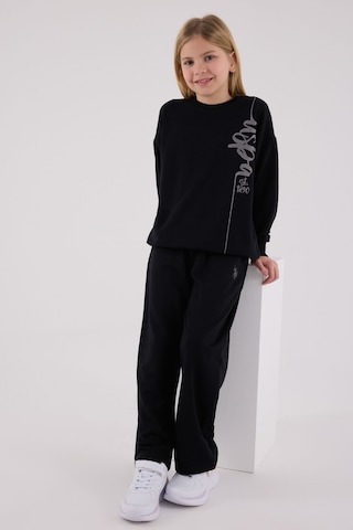 U.s. Polo Assn Kız Çocuk Siyah Eşofman Takımı Us2304-c-v4 Siyah