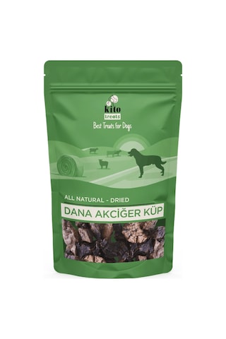 Kito Dana Akciğer Küp Atıştırmalık Doğal Glutensiz Organik Köpek Ödül Maması 100 G