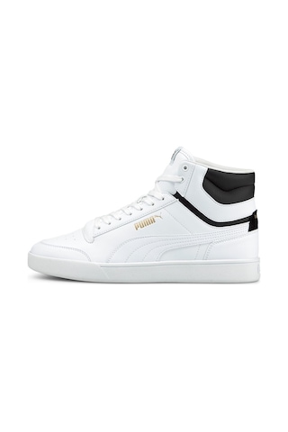Puma Shuffle Mid Unısex Spor Ayakkabı 38074801 Beyaz - Siyah