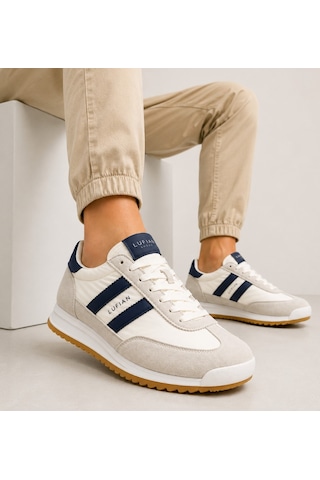 Lufian 121230067 Greta Deri Unisex Sneaker Ayakkabı Lacivert