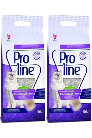 Proline Lavanta Kokulu İnce Topaklaşan Bentonit Kedi Kumu 2 x 10 L Proline Lavanta Kokulu İnce Topaklaşan Bentonit Kedi Kumu 2 x 10 L