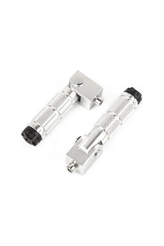 Ranyeek Alüminyum Motosiklet Pedalı - Katlanabilir, 8mm Evrensel Uyumlu, Antirezik, Siyah, Çift Paket Jt-011