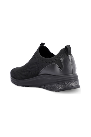 Forelli 30007-G Elvin Siyah Kadın Comfort Spor Ayakkabı Siyah