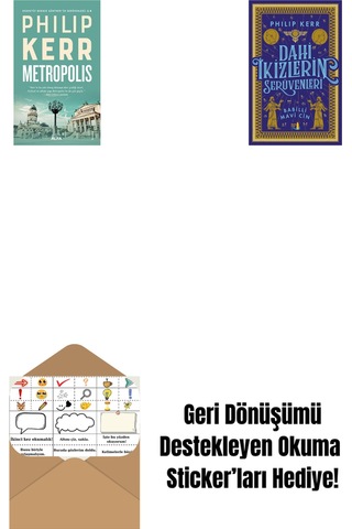 Metropolis + Dahi İkizlerin Serüvenleri - Babilli Mavi Cin + Okuma Sticker'ları