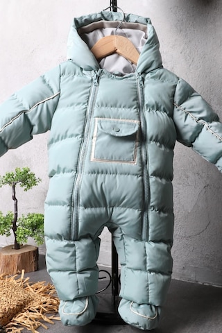 Benitto Kids Kız Bebek Astronot Tulum-yeşil Yeşil