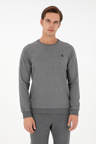 U.s. Polo Assn. Erkek Antrasit Melanj Sweatshirt 50295159-vr081 Antrasit Melanj
