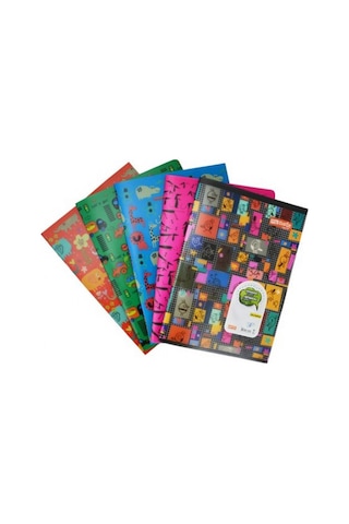 Mynote Text Up Defter Desenli Pp Kapak 40Yp Kareli A5