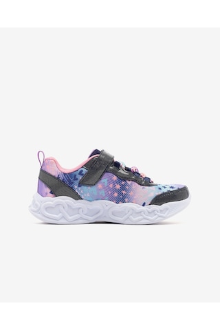 Skechers Infınıte Heart Lıghts Heart Jewels Büyük Kız Çocuk Lacivert Işıklı Spor Ayakkabı 303261l Nvmt Lacivert