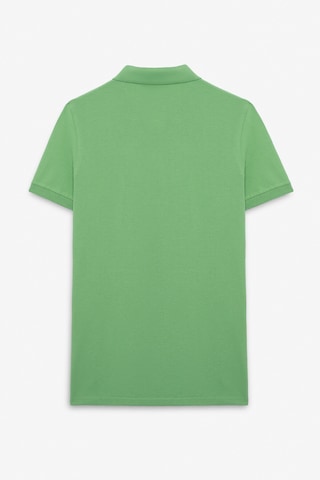Grimelange Flexore Erkek %100 Pamuk Kısa Kollu Regular Fit Yeşil Polo Yaka T-shirt Yeşil