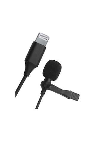 Lightning 2 Metre Double Mikrofon - Siyah